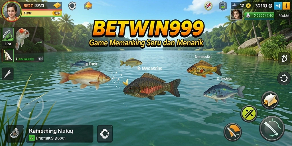 Tampilan antarmuka game Memancing BETWIN999 yang menarik dan interaktif.