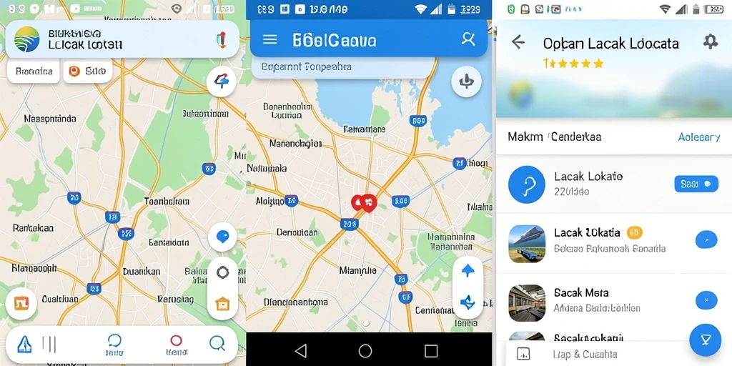 Tampilan aplikasi BIGMSG menunjukkan fitur pelacakan lokasi yang intuitif.
