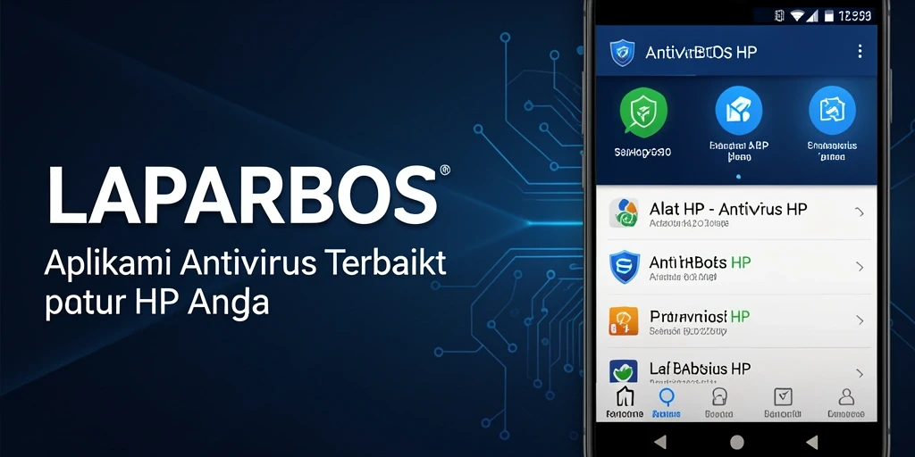 Antarmuka aplikasi LAPARBOS yang menyenangkan dan fungsional.