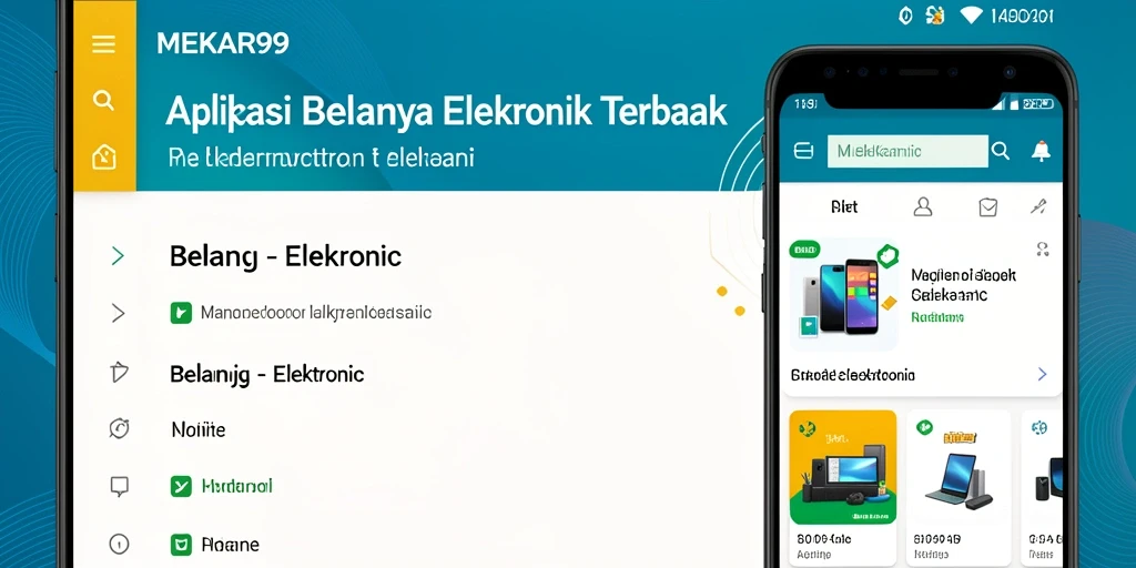 Tampilan antarmuka aplikasi MEKAR99 yang modern dan intuitif.