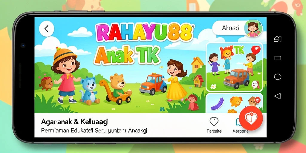Tampilan antarmuka RAHAYU88 yang menarik dan edukatif untuk anak-anak.