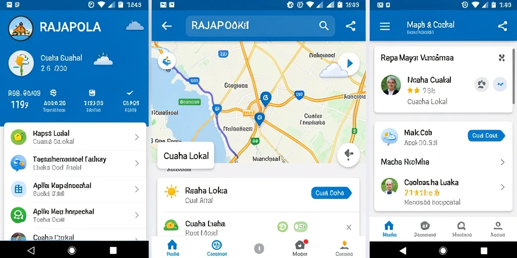 Tampilan antarmuka RAJAPOLA yang informatif dan menarik.